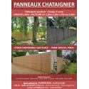 Panneau châtaignier