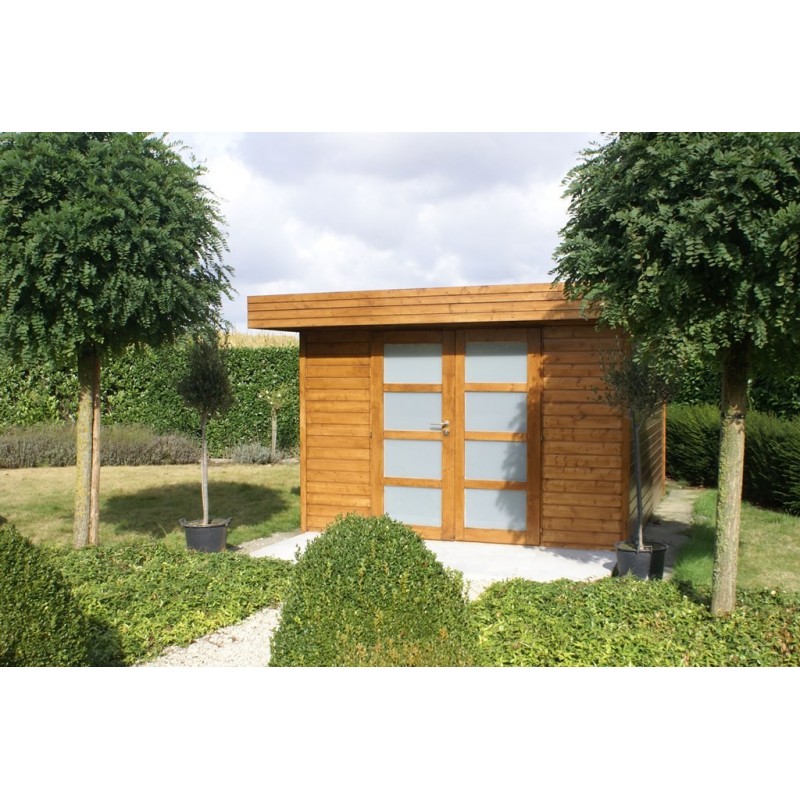 Abri de Jardin Moderne Bois Composite WPC - Gardival & Tack